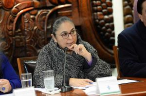 La rectora Sara Ladrón de Guevara dio a conocer las acciones legales promovidas por la UV ante la falta de pago.