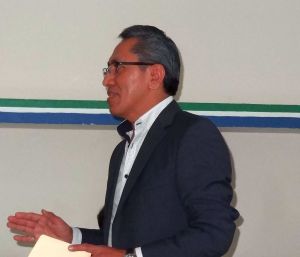 Hugo Méndez Morales, responsable del entrenamiento técnico en Laguna Verde