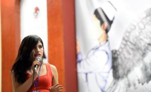 Valeria Hernández Mendoza impartió la ponencia “El papel de la enfermería en la tanatología”.