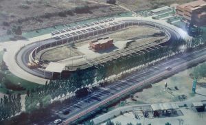 La pista de ensayo del Centro de Estudios y Experimentación de Obras Públicas de Madrid, España