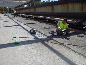 Sensores y su proceso de colocación en la pista