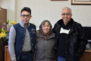 Edú Ortega, Yolanda Romero y José Luis Castillo.