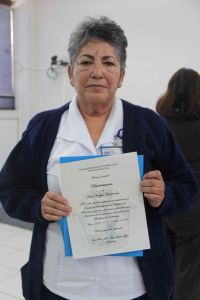 Julia Vargas, docente recertificada