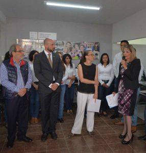 Módulo del SAT, instalado en la Facultad de Contaduría y Administración