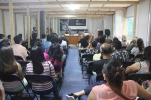 Presentación de la novela en la XXIII FILU