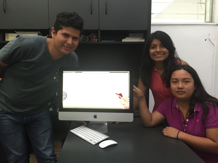 Margarita Isabel, José García y Consuelo Alcantar presentaron el proyecto Biotrash 