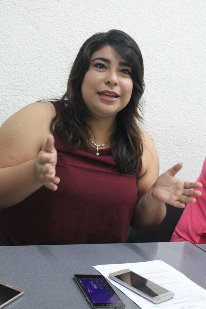Wendy del Carmen Figueroa Guzmán, miembro del grupo de promotores de la lectura