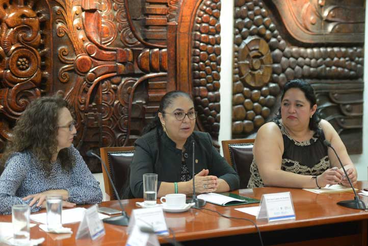 Leticia Rodríguez Audirac, Sara Ladrón de Guevara y María del Carmen Rodríguez Juárez