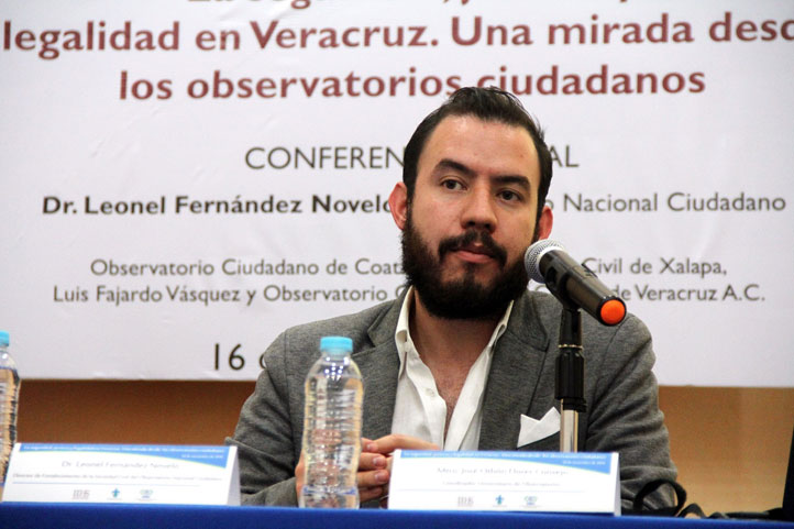 Leonel Fernández Novelo, miembro del Observatorio Nacional Ciudadano