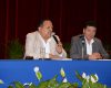 Tirso Javier Hernández y Arturo Sánchez en la presentación del libro Contratación y capacitación