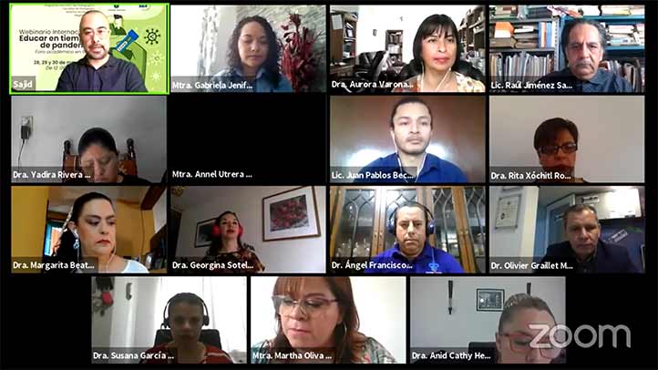 En la tercera sesión del foro, académicos de nivel superior relataron sus experiencias docentes y su relación con la pandemia