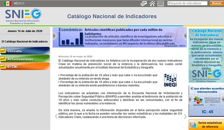 El SCIAN se encarga de homologar la información económica que se produce en México 