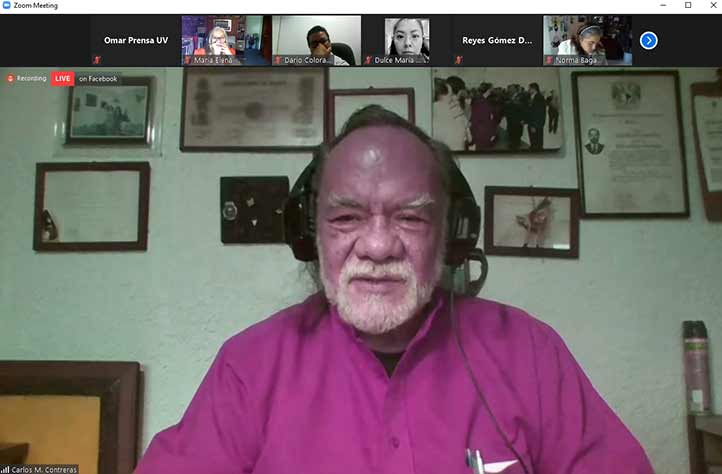 Carlos Contreras, investigador del Instituto de Investigaciones Biomédicas de la UNAM