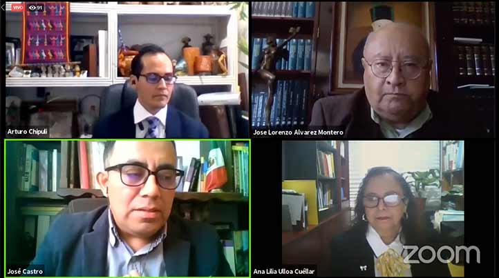 Los investigadores Arturo Miguel Chipuli y José Lorenzo Álvarez hablaron de las reformas formales y estructurales al Poder Judicial Federal (1994-2020)