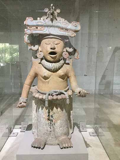 Representación de Cihuatetéotl, una de las piezas más solicitadas para presentarse en exposiciones del mundo 