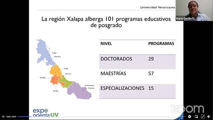 La región Xalapa ofrece 101 programas de posgrado 