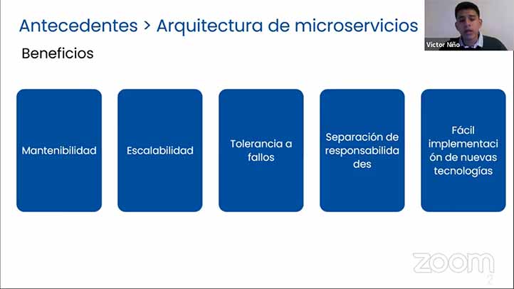 Víctor Manuel Niño presentó una guía de prácticas para la arquitectura de microservicios 