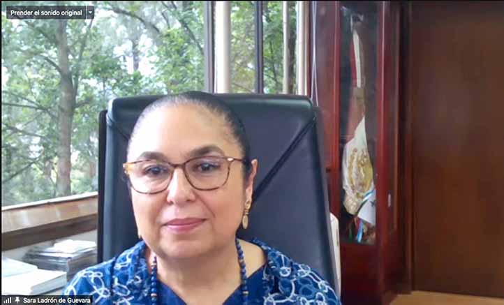 La rectora Sara Ladrón de Guevara inauguró las actividades de la Primera Jornada Estudiantil de Enfermería 
