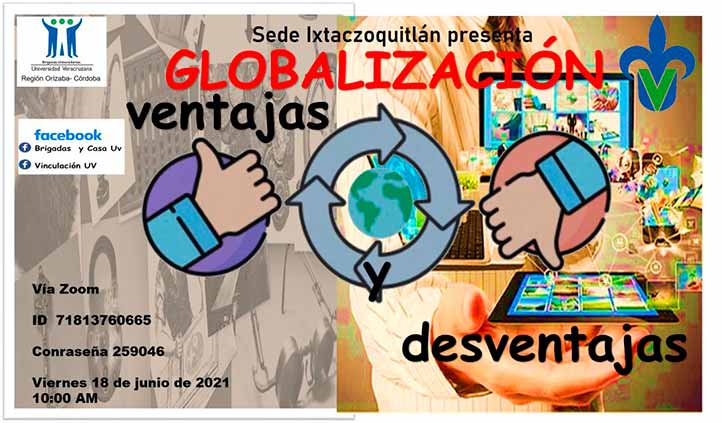 Integrantes de la BUSS de Ixtaczoquitlán estarán a cargo del conversatorio “Ventajas y desventajas de la globalización” 