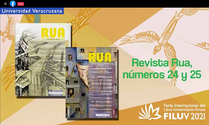 La Facultad de Arquitectura presentó en la FILU los números 24 y 25 de su revista RUA 