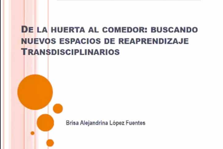 Brisa López destacó la importancia del huerto como espacio de aprendizaje transdisciplinario 