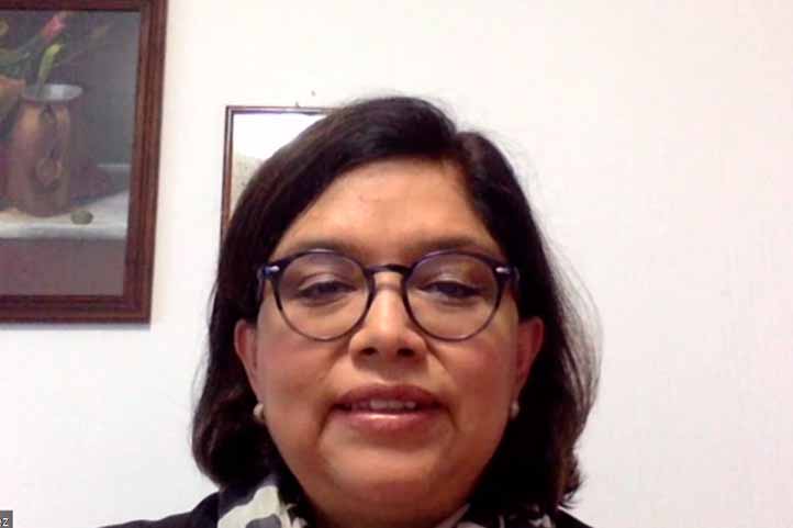 Alma Vázquez Luna, coordinadora del CA Biología, Química y Funcionalidad Molecular de Metabolitos Vegetales 