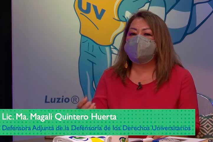 María Magalli Quintero Huerta, defensora adjunta de la Defensoría de los Derechos Universitarios 