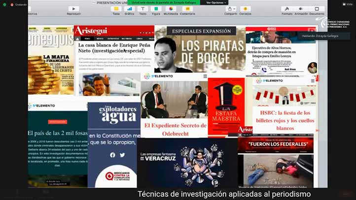 El periodismo de investigación en México ha hecho grandes aportes para frenar el desvío de recursos 