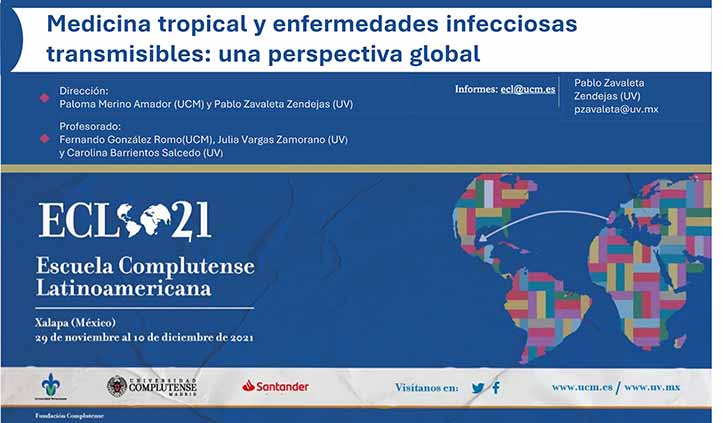 Se ofrece además un curso sobre la perspectiva global de las enfermedades infecciosas y la medicina tropical 