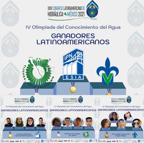 Estudiantes de la Facultad de Ingeniería Civil ganaron tercer lugar en IV Olimpiada de Conocimiento del Agua 