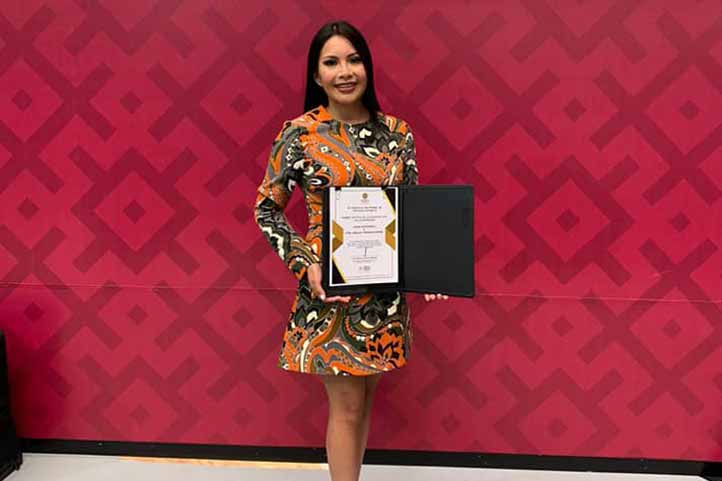 Itzel Abigail Herrera Gómez obtuvo el Premio Estatal de la Juventud 2021 