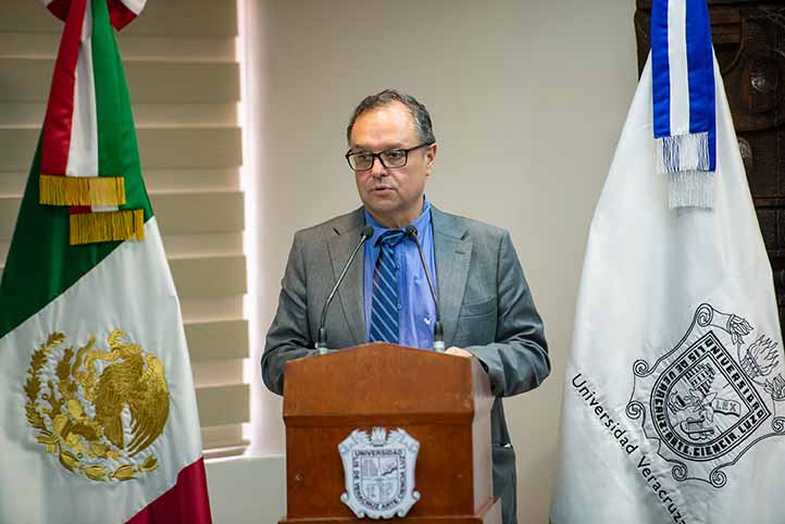Arturo Serrano Solís, director general del Área Académica de Ciencias Biológicas y Agropecuarias, recordó que el convenio formaliza una relación de años entre ambas entidades 