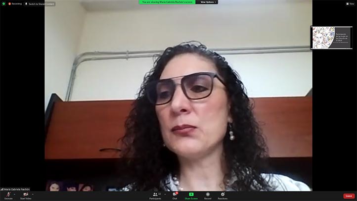 María Gabriela Nachón García habló acerca de la participación de las mujeres en las ciencias de la salud