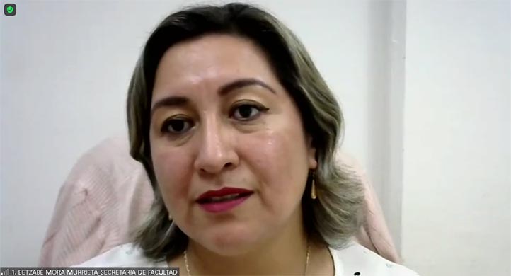 Betzabé Mora Murrieta, secretaria Académica de la FCQ