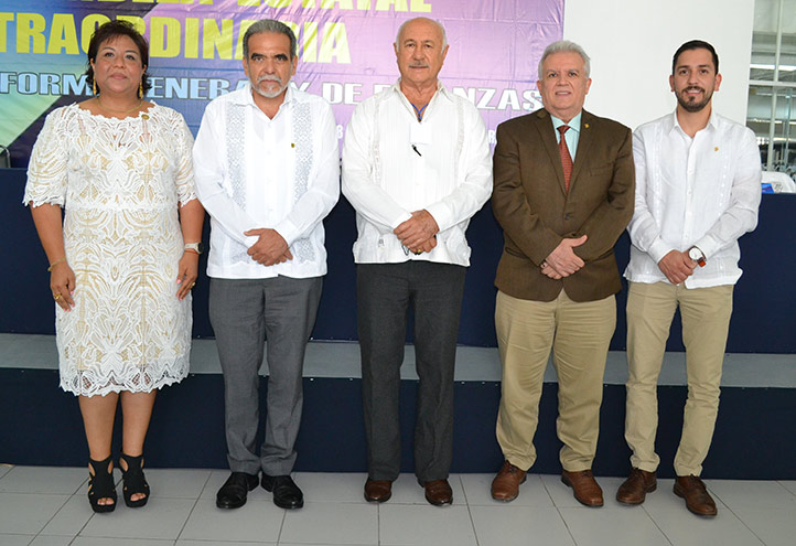 Claudia Beatriz Enríquez Hernández, Martín Aguilar Sánchez, Enrique Levet Gorozpe, Rubén Edel Navarro y Sergio Federico Toledo Barrios