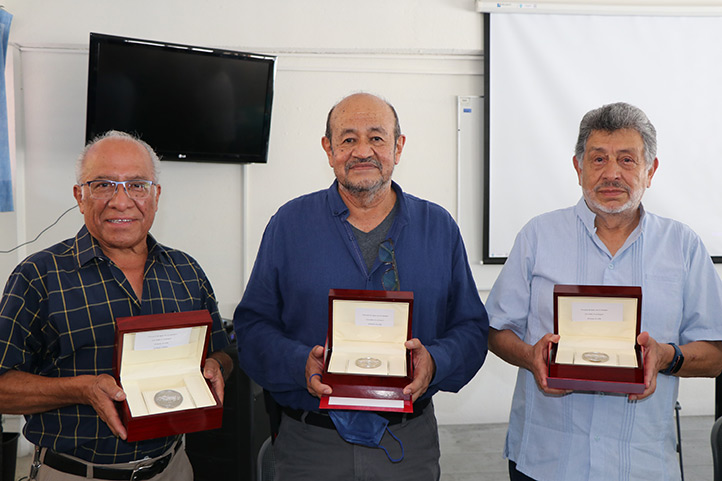Alfonso Vargas Cisneros, Pedro Carmona González y Carlos Marín Valencia