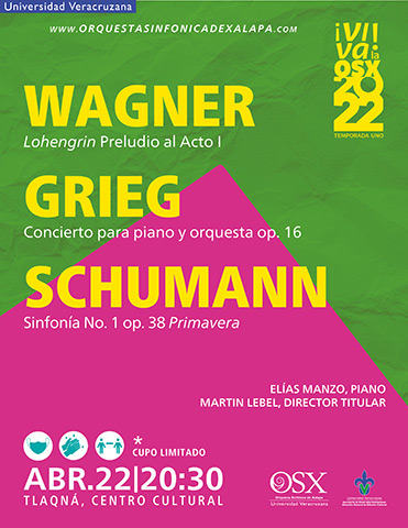 La cita es el viernes 22 de abril a las 20:30 horas en Tlaqná, Centro Cultural