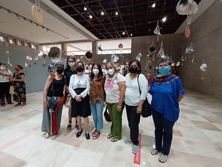 Ceramistas participantes en la exposición Memorial