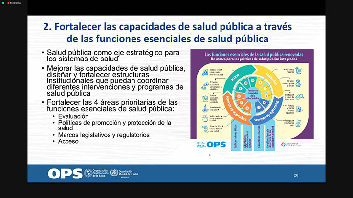 La OPS señala que es necesario fortalecer las capacidades de los sistemas de salud pública