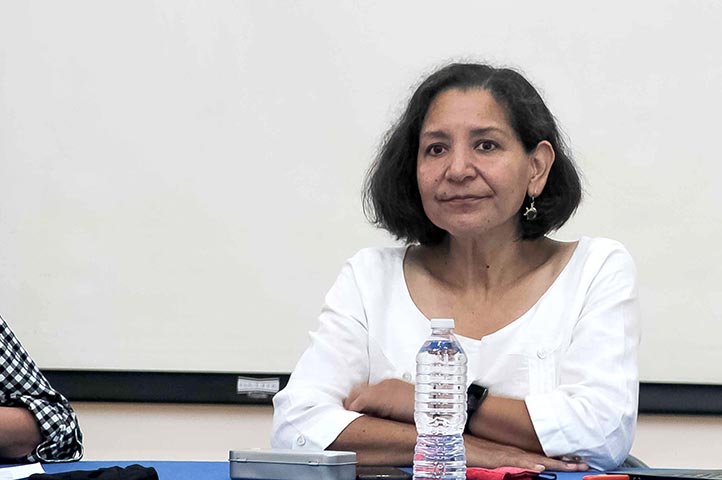 Magdalena García, profesora-investigadora del Colmich, dictó conferencia en el IIH-S de la UV