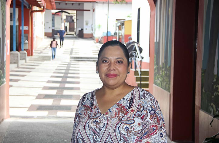 Claudia Lizete Rojas, estudiante de la Maestría en Mediación Artística Interdisciplinar de la FAP