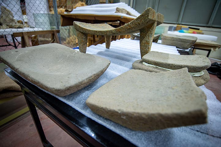 Los metates y molcajetes fueron instrumentos básicos para las culturas mesoamericanas