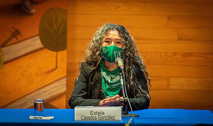 Estela Casados González, académica de la Facultad de Antropología