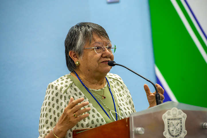 Abigail Aguilar Contreras, profesora de la Facultad de Ciencias de la UNAM
