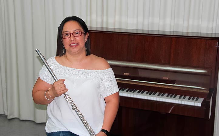 La docente participará como invitada en el XV Festival Internacional de Flauta La Superior, que se llevará a cabo en Monterrey