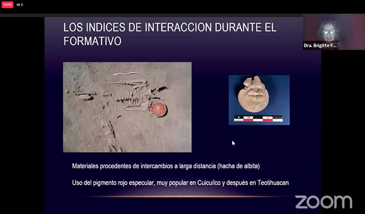 La conferencia transmitida por vía virtual versó sobre chupícuaro, primera sociedad compleja del centro norte y occidente de México