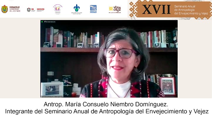 María Consuelo Niembro Domínguez, integrante del Seminario de Antropología del Envejecimiento y Vejez