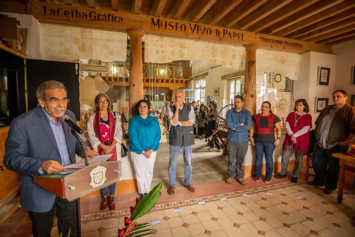 Martín Aguilar comentó que el Museo Vivo del Papel parte de un camino de búsqueda y experimentación