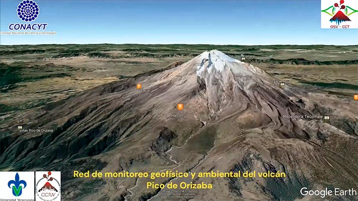 El Centro de Ciencias de la Tierra de la UV tendrá Red de Monitoreo Geofísico del Volcán Pico de Orizaba
