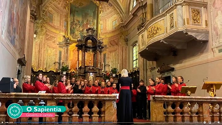 El Coro Gioventù in Cantata fue una de las agrupaciones participantes